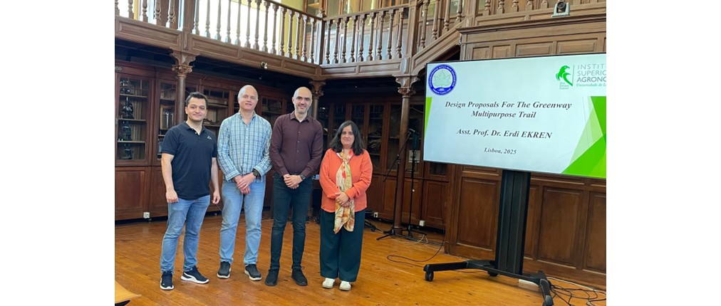  Dr. Öğr. Üyesi Erdi EKREN ve Dr. Öğr. Üyesi Sinan KORDON Erasmus+ Staff Mobility programı kapsamında Lizbon Üniversitesi Ziraat Fakültesi'ne akademik ziyarette bulunmuşlardır.